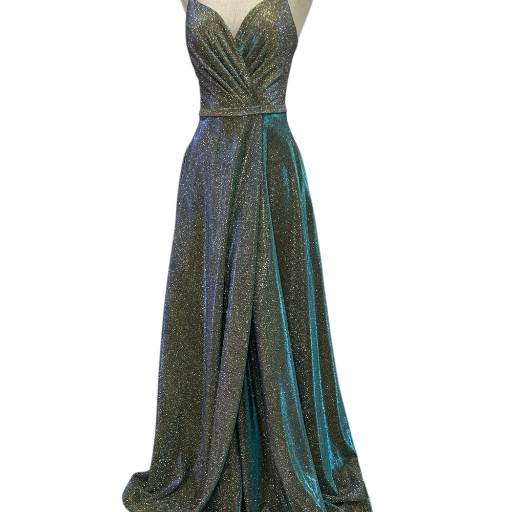 Elegant Glittering Evening Gown